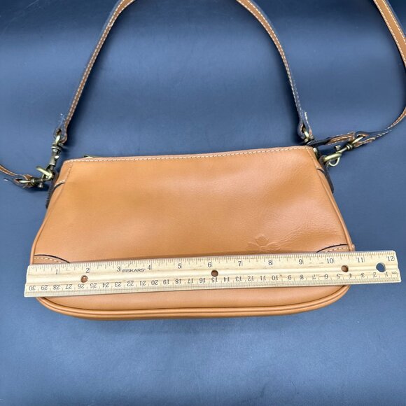 Patricia Nash Purse Leather Crossbody Bag Wallet Set Hazelnut Tan Handbag - Picture 10 of 16